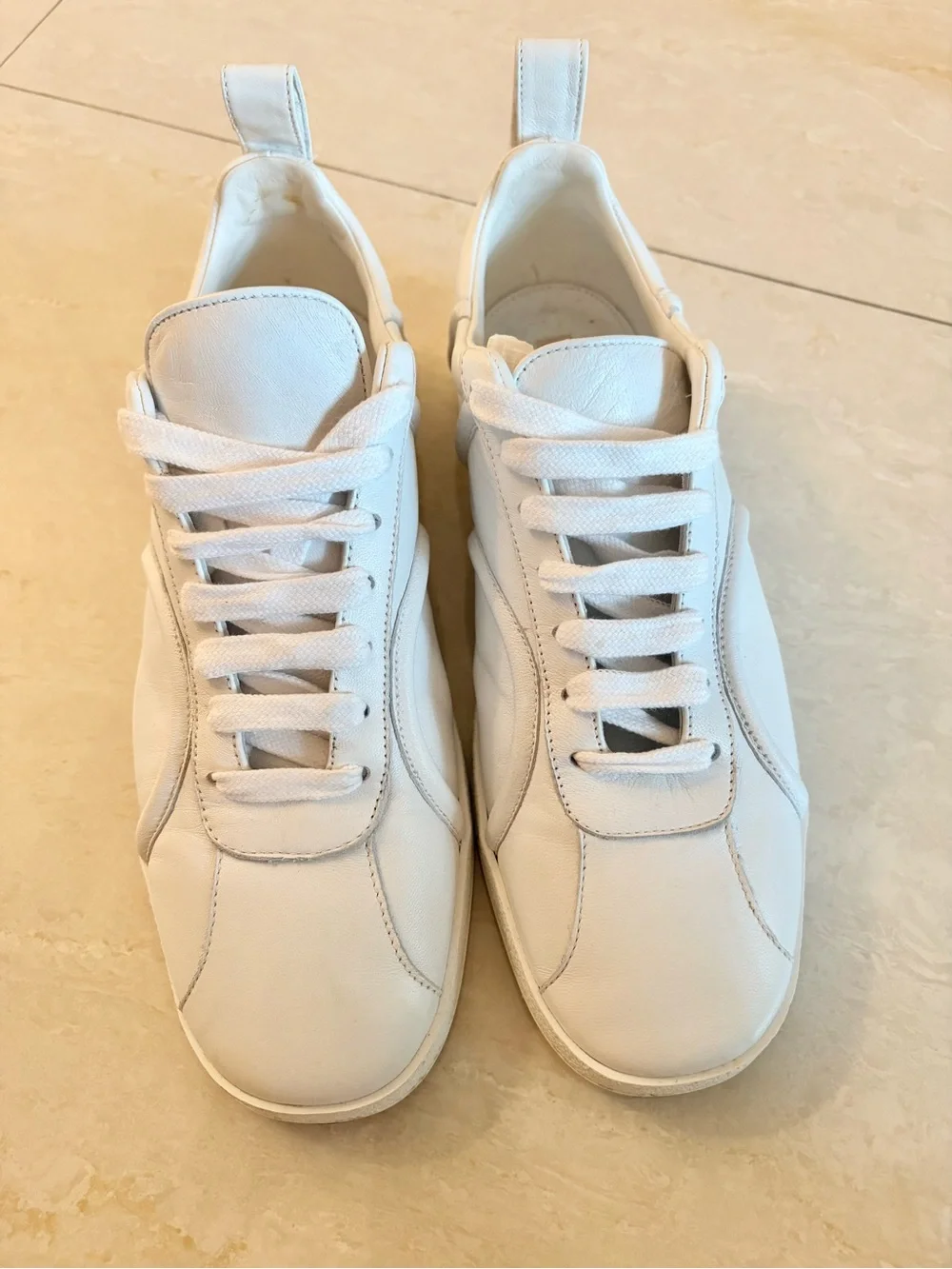 Toteme White Leather Low-Profile Women's Sneaker